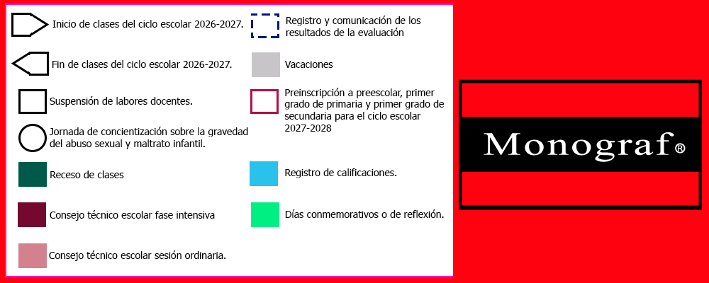 Pie de calendario
